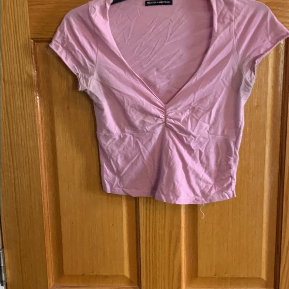 Girly crap top T shirt Brandy melville stretchy Sz 17x12 inch XS used vintage